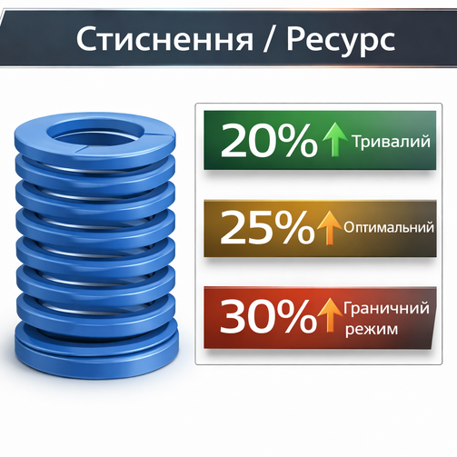 Medium-duty springs LMD Ø=63 mm 